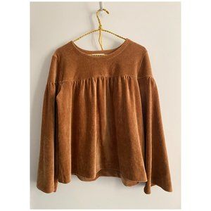Madewell velvet top